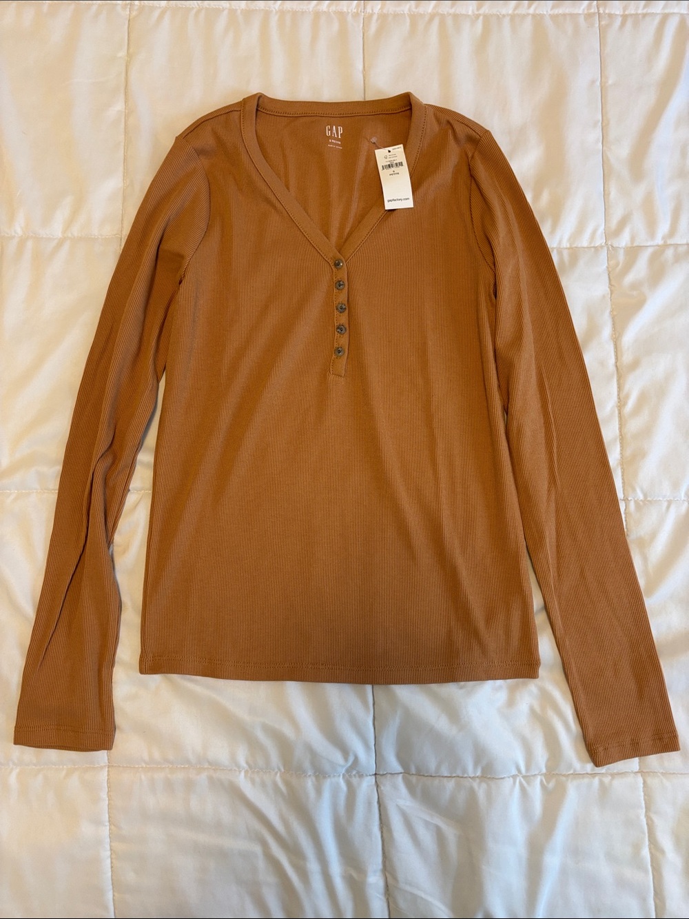 GAP Long Sleeve Henley Top - Trio